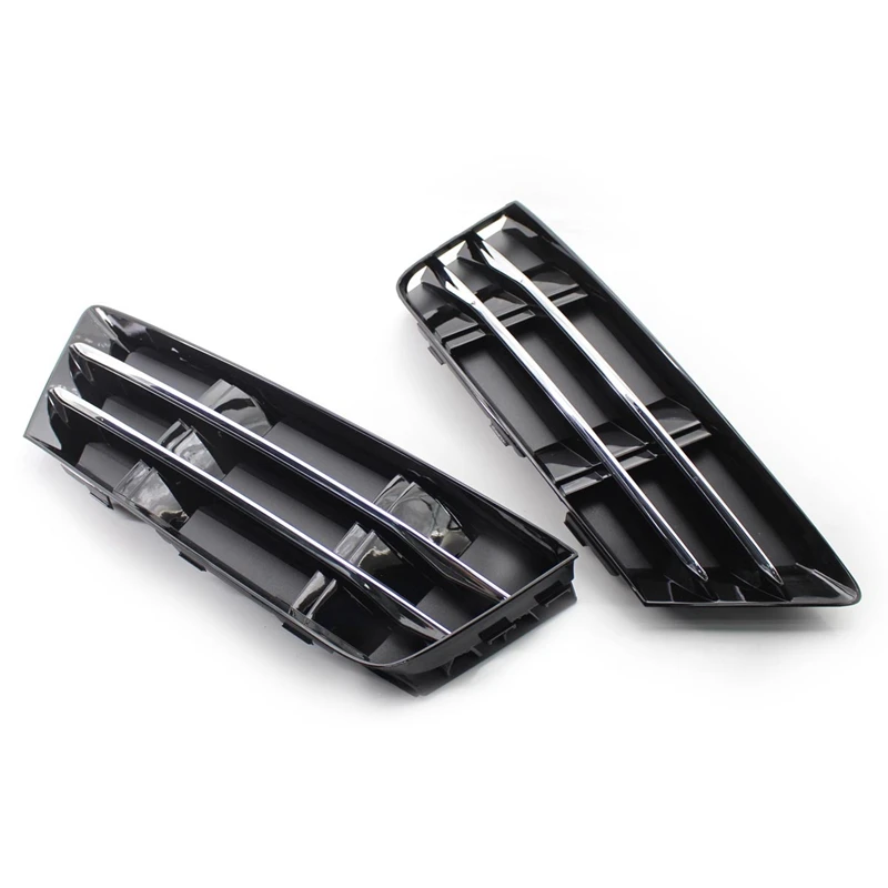 NEW-1 Pair Front Bumper Fog Light Grille Grill with Chrome Panel for- A4 B9 2016-2017 Fog Lamp Cover 8WD807681 8WD807682
NEW-1 Pair Front Bumper Fog Light Grille Grill with Chrome Panel for- A4 B9 2016-2017 Fog Lamp Cover 8WD807681 8WD807682