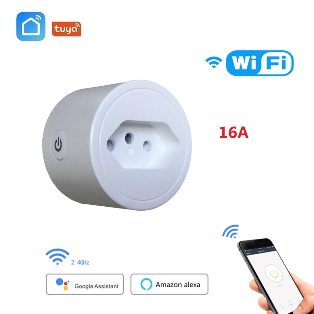 Беспроводная розетка Wi-Fi, 16 А, для Tuya Smart Life, поддержка Alexa, Google Assistant
Беспроводная розетка Wi-Fi, 16 А, для Tuya Smart Life, поддержка Alexa, Google Assistant