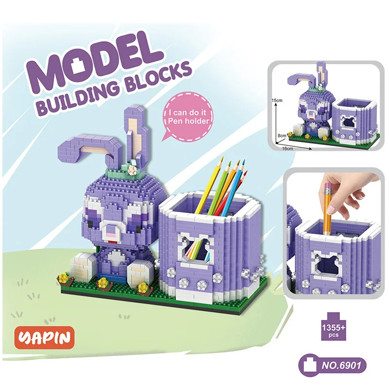 Disney Stellalou Building Blocks Pen Holder Series Cartoon Office Decoration Assembled Toys Hobbies Holiday Gift For Children
Disney Stellalou Building Blocks Pen Holder Series Cartoon Office Decoration Assembled Toys Hobbies Holiday Gift For Children