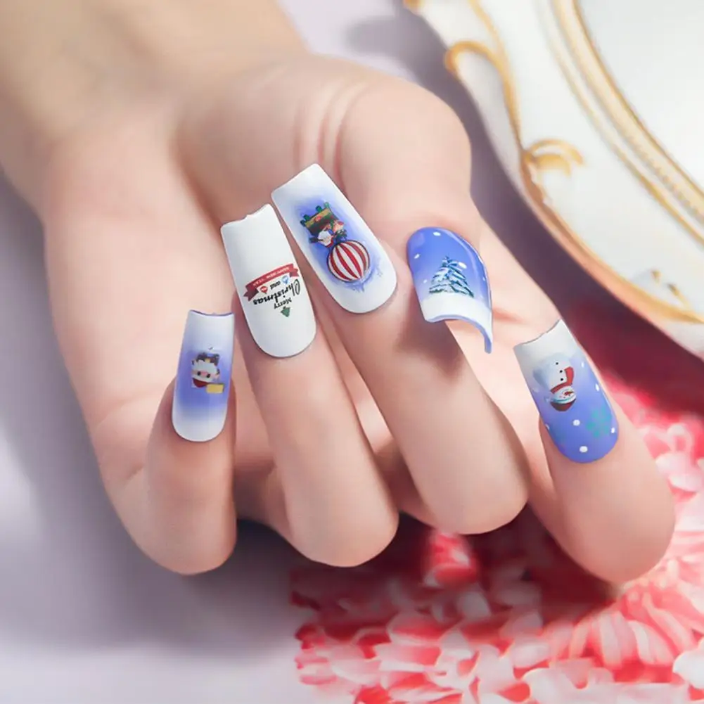 DIY Nail Sticker Christmas Cartoon Patterns Colorful Nail Decals Holiday Polish Decal Manicure Decorations Stickers
DIY Nail Sticker Christmas Cartoon Patterns Colorful Nail Decals Holiday Polish Decal Manicure Decorations Stickers