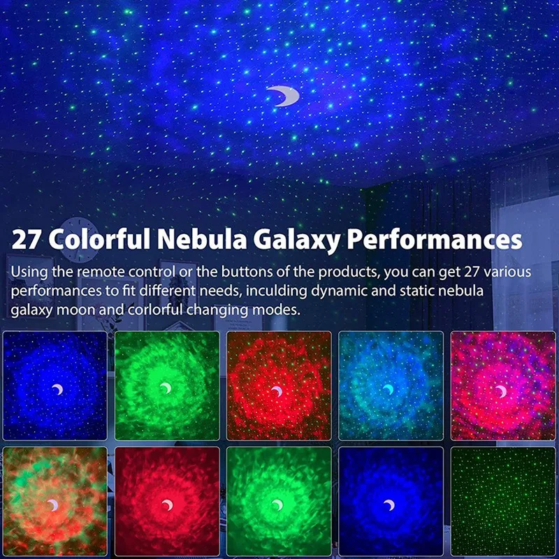 Star Projector Night Light 5 in 1 with Remote Control,LED Projector Movable Nebula Cloud Colorful for Kids Youth
Star Projector Night Light 5 in 1 with Remote Control,LED Projector Movable Nebula Cloud Colorful for Kids Youth