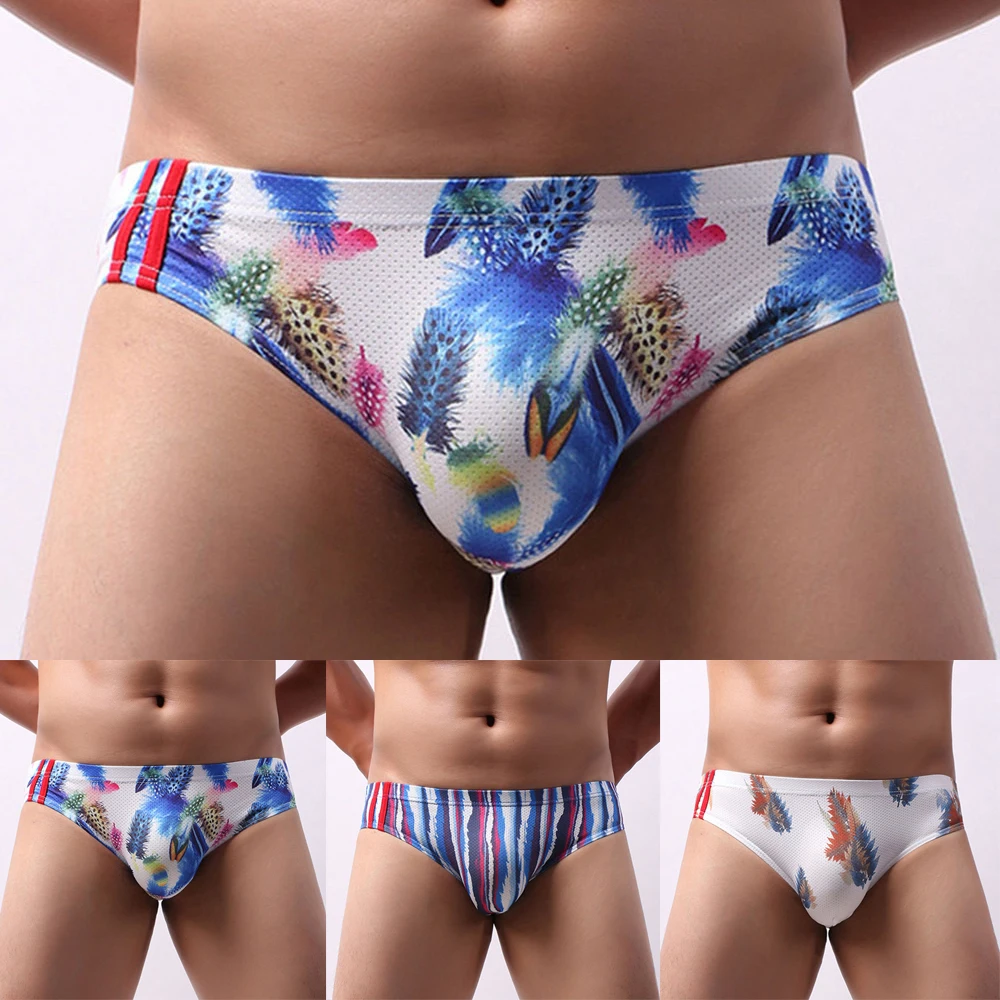 Men's Briefs Fashion Print Underwear T-Back G-String Briefs Sexy Breathable Tangas Thong Lingerie Soft Comfortable Underpants
Men's Briefs Fashion Print Underwear T-Back G-String Briefs Sexy Breathable Tangas Thong Lingerie Soft Comfortable Underpants
