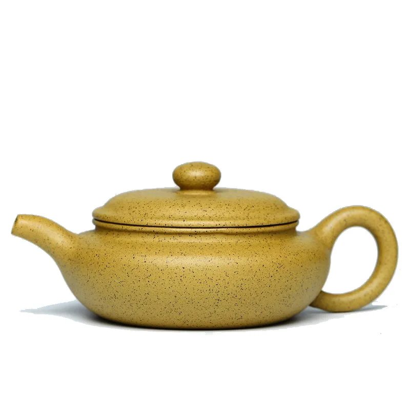 Yixing purple clay pot Gift Handmade sesame section mud flat antique pot special price tea pot
Yixing purple clay pot Gift Handmade sesame section mud flat antique pot special price tea pot