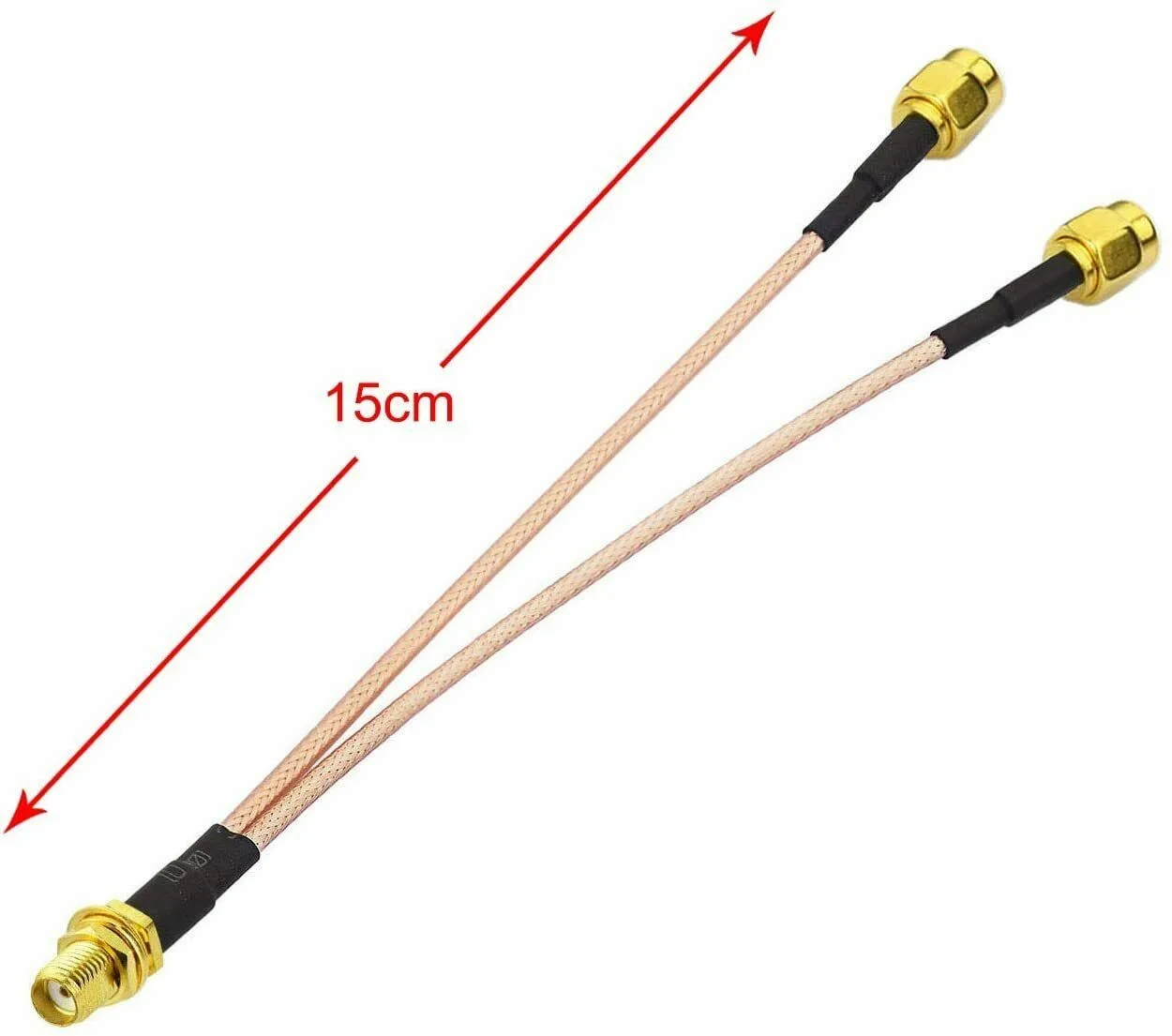 RG316 Cable SMA Female To Y Type 2X SMA Male Splitter Combiner Cable Pigtail 15cm For Wifi Router
RG316 Cable SMA Female To Y Type 2X SMA Male Splitter Combiner Cable Pigtail 15cm For Wifi Router