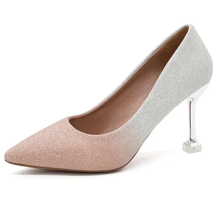 High heels women 2020 new Korean fashion sequined bridal shoes pointed toe stiletto pumps
High heels women 2020 new Korean fashion sequined bridal shoes pointed toe stiletto pumps