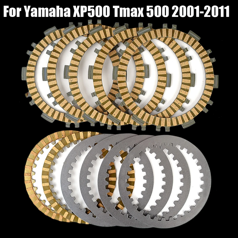 Clutch Plate for Yamaha XP500 TMAX 500 2001-2011 2010 2009 2008 2007 2006 2005 Clutch Friction Disc Plates XP T MAX T-Max 500
Clutch Plate for Yamaha XP500 TMAX 500 2001-2011 2010 2009 2008 2007 2006 2005 Clutch Friction Disc Plates XP T MAX T-Max 500