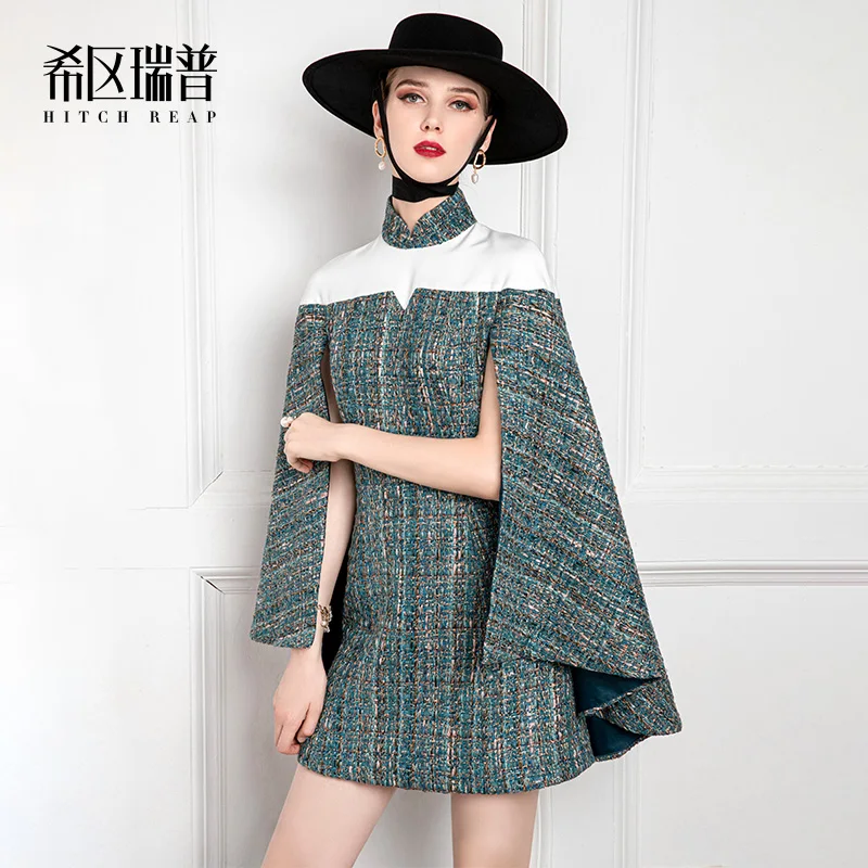High End Temperament Small Fragrant Wool Coat Spring And Autumn New Tweed Improved Cheongsam Cloak
High End Temperament Small Fragrant Wool Coat Spring And Autumn New Tweed Improved Cheongsam Cloak