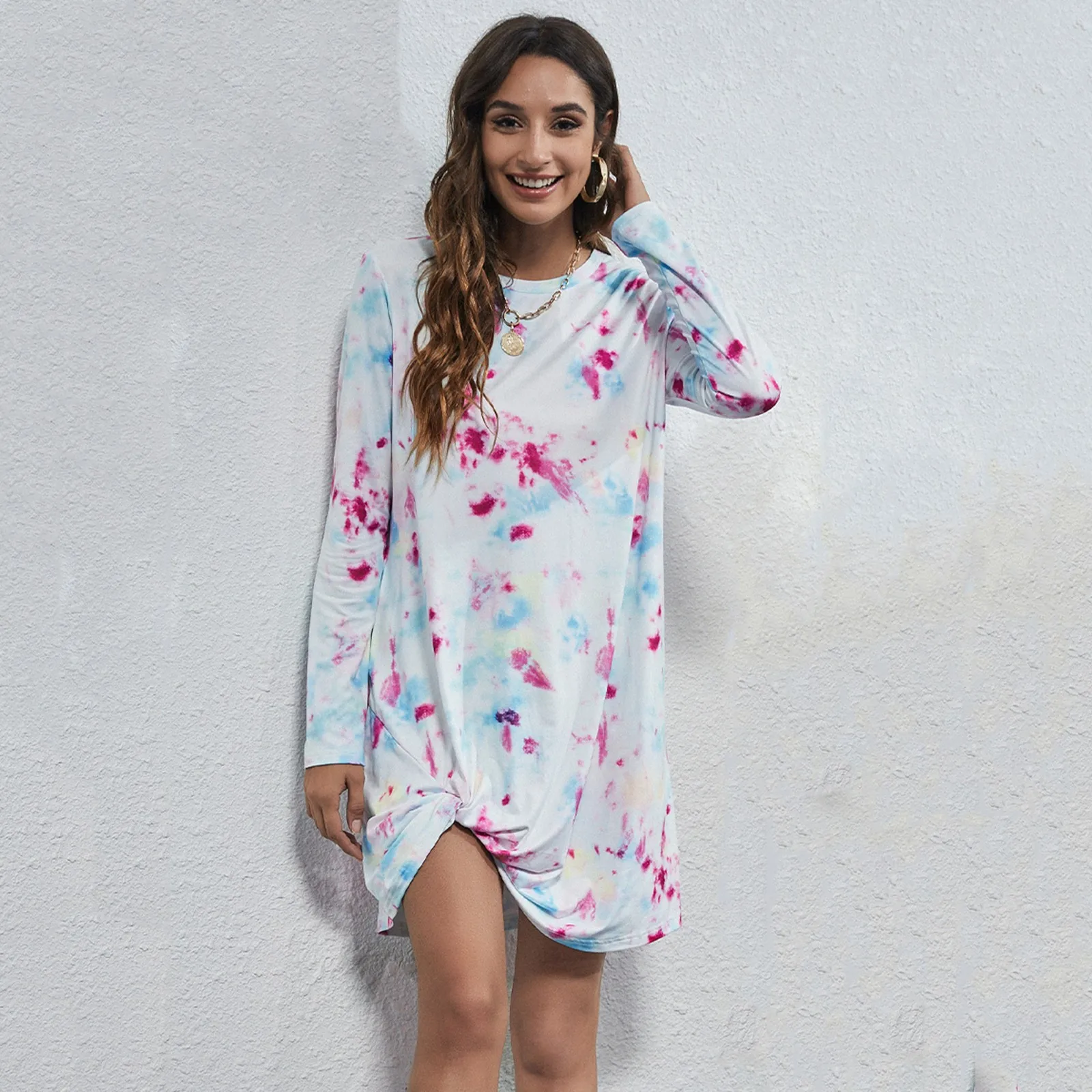2021 New Pullover Sweatshirt Women Dyeing Long Sleeve Lightweight Long Blouse Pockets Sweatshirts Party Dress Sudaderas
2021 New Pullover Sweatshirt Women Dyeing Long Sleeve Lightweight Long Blouse Pockets Sweatshirts Party Dress Sudaderas