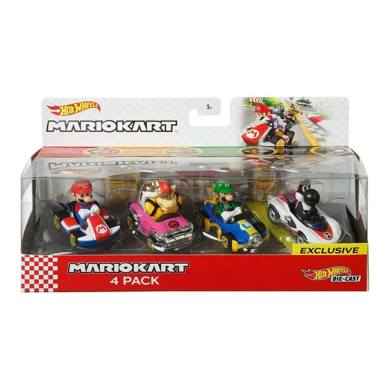 4Pcs Hot Wheels Super Mario Bros 1:64 Little Hot Sports Car Figures Alloy Car Children Boys Car Model Toys
4Pcs Hot Wheels Super Mario Bros 1:64 Little Hot Sports Car Figures Alloy Car Children Boys Car Model Toys