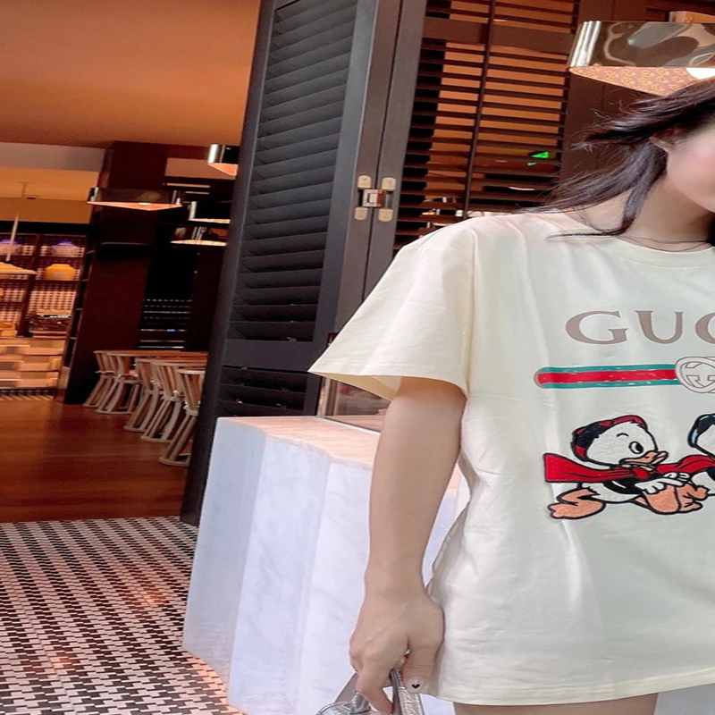 New Summer Fashion ClassicCartoon Duck Pattern Printing Design Casual Versatile Round Neck Cotton T-shirt Unisex white 100032
New Summer Fashion ClassicCartoon Duck Pattern Printing Design Casual Versatile Round Neck Cotton T-shirt Unisex white 100032