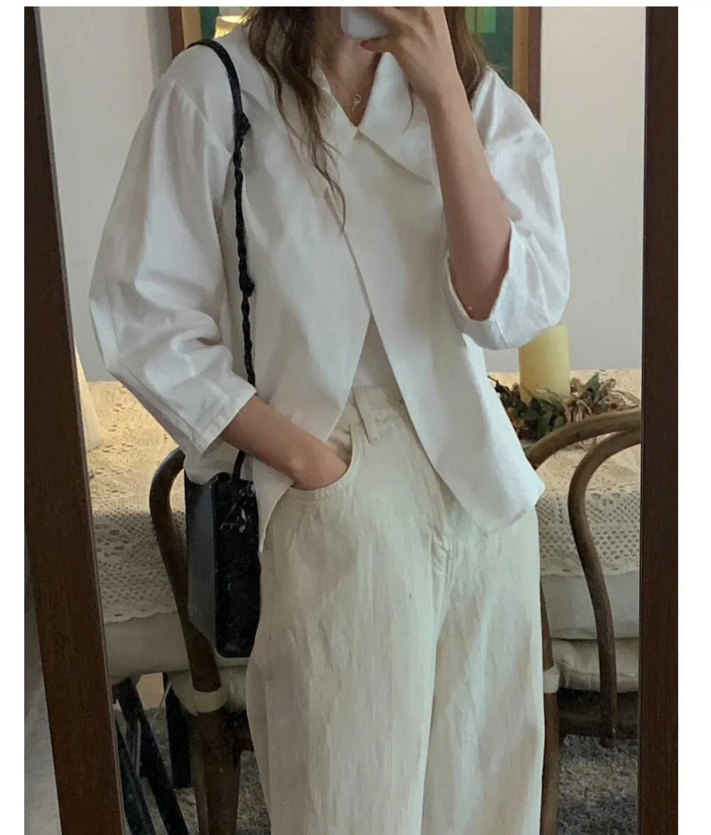 Turn Down Collar Lantern Long Sleeve Loose Blouse Women Work Style Ol Solid Blusas Spring 2021 New All Match Ladies Top
Turn Down Collar Lantern Long Sleeve Loose Blouse Women Work Style Ol Solid Blusas Spring 2021 New All Match Ladies Top