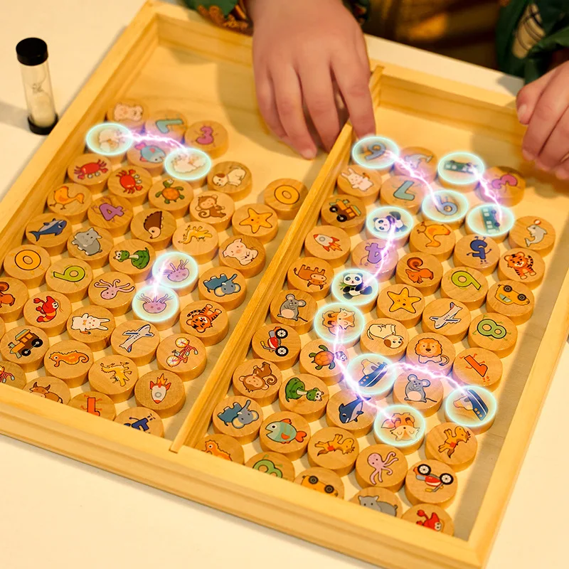 Xiaole Puzzle Thinking Training Concentration Parent-child Interaction Logic Memory Clearance Children's Board Game Toys
Xiaole Puzzle Thinking Training Concentration Parent-child Interaction Logic Memory Clearance Children's Board Game Toys