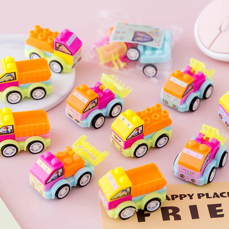 10Pcs Assembly Block Cars Toy Construction Vehicle Creative DIY Kids Baby Puzzle Block Birthday Party Gifts Kindergarten Gift
10Pcs Assembly Block Cars Toy Construction Vehicle Creative DIY Kids Baby Puzzle Block Birthday Party Gifts Kindergarten Gift