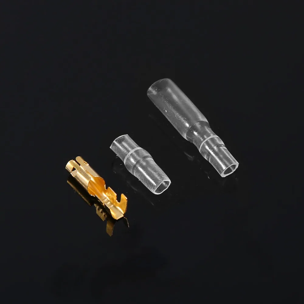 120pcs 3.5mm Brass Bullet Connectors Male & Female Terminals Set Insulated Car Cover Kit For Car Motorcycle Electrical Connector
120pcs 3.5mm Brass Bullet Connectors Male & Female Terminals Set Insulated Car Cover Kit For Car Motorcycle Electrical Connector