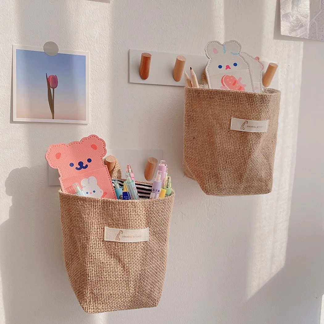 Japanese-Style Cotton And Linen Storage Bag Hanging Bag Wall Hanging Door Small Wall Storage Bag Hanging Bag Fabric Storage
Japanese-Style Cotton And Linen Storage Bag Hanging Bag Wall Hanging Door Small Wall Storage Bag Hanging Bag Fabric Storage