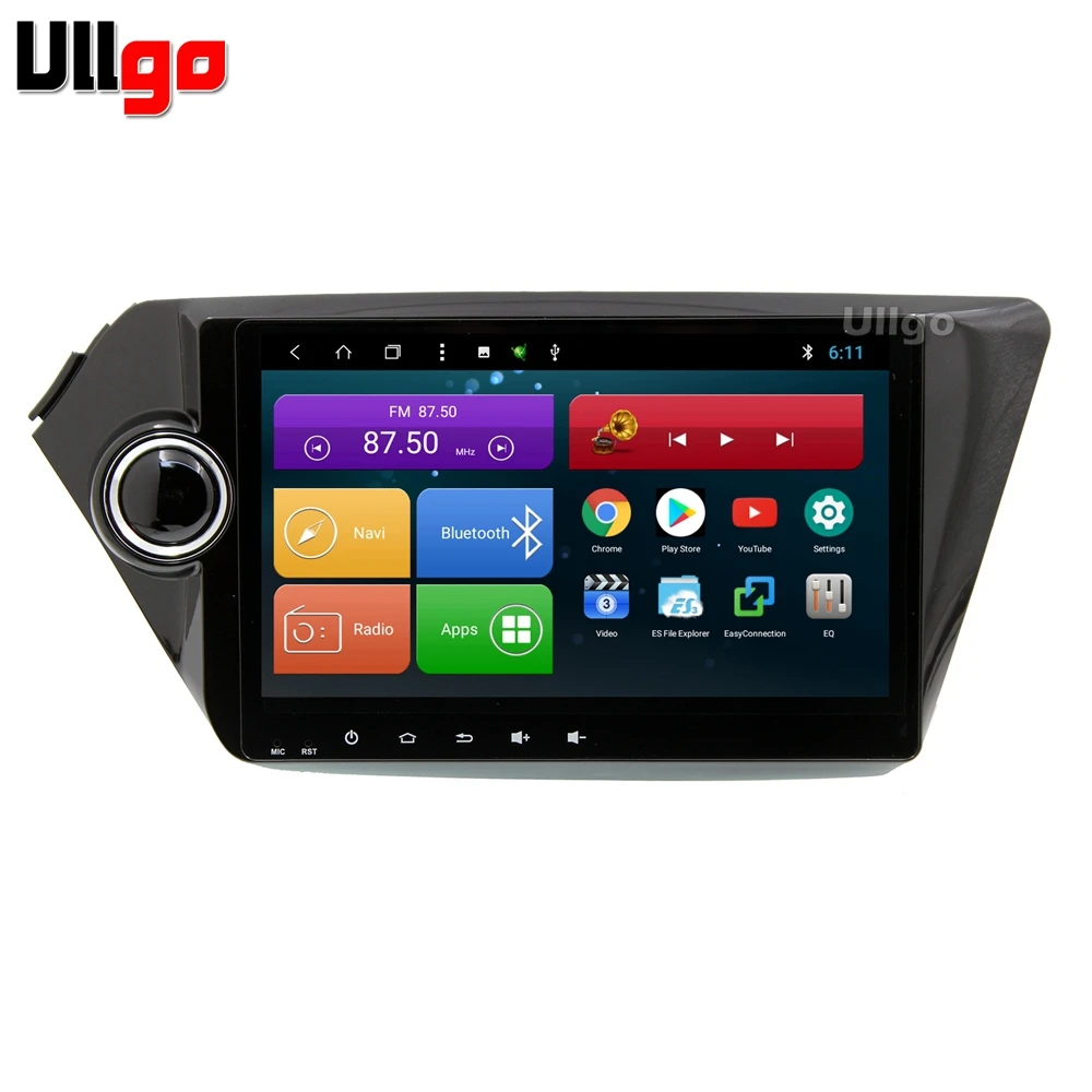 Головное устройство для автомобиля 9 дюймов Android 8 1 Kia Rio K2 2010 2011 2012 2013 2014 2015