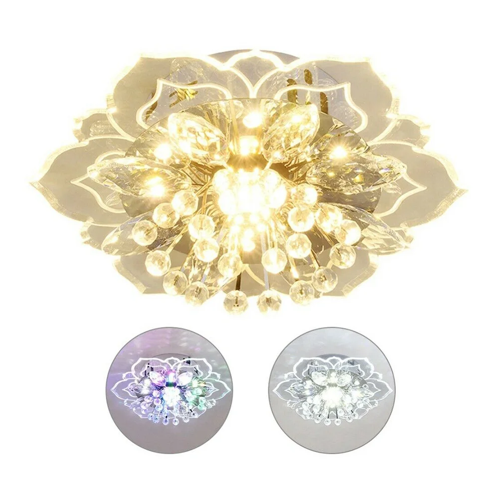 9W LED Colorful Chandeliers Crystal Flower Shape Lamps for Living Room Modern Personality Bedroom Decoration Lighting
9W LED Colorful Chandeliers Crystal Flower Shape Lamps for Living Room Modern Personality Bedroom Decoration Lighting