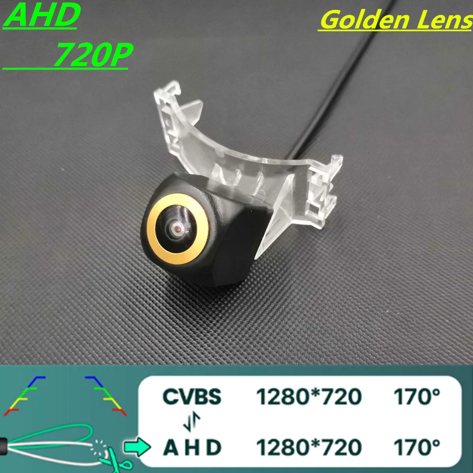 

AHD 720P/1080P Golden Lens Car Rear View Camera For Mazda CX-9 MK1 2006-2015 Mazda2 2003–2007 mazda5 Reverse Vehicle Monitor