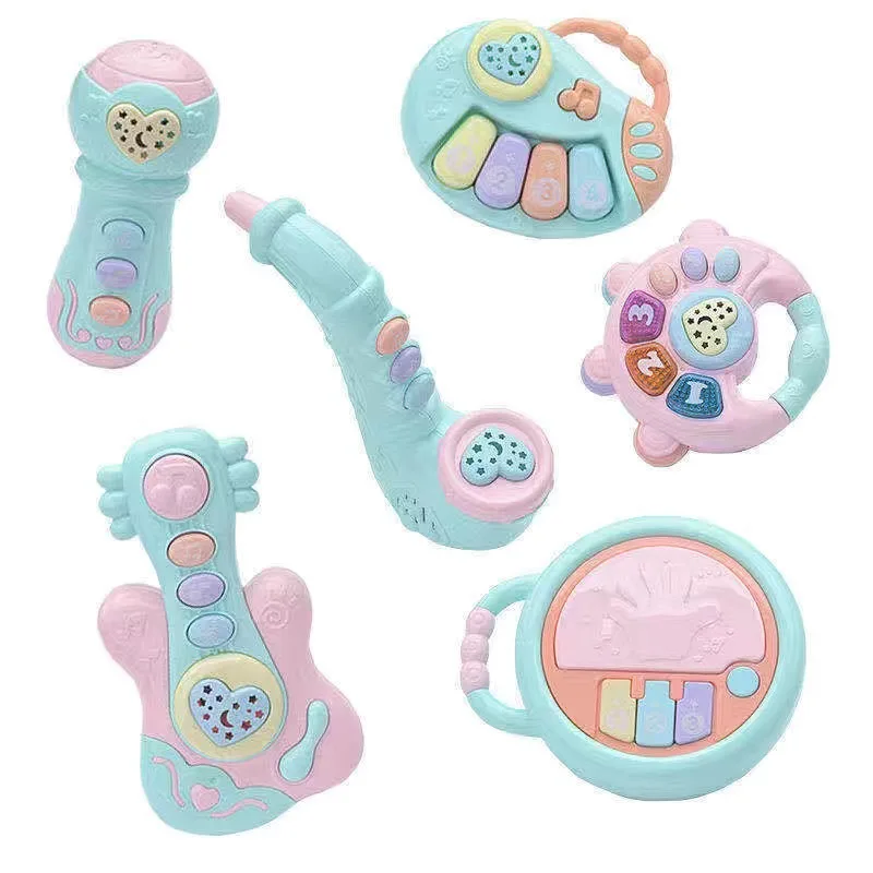 Baby toys that bite, rattle, music, smart early education, 0-3 years old, Darling, pat the drum toys
Baby toys that bite, rattle, music, smart early education, 0-3 years old, Darling, pat the drum toys