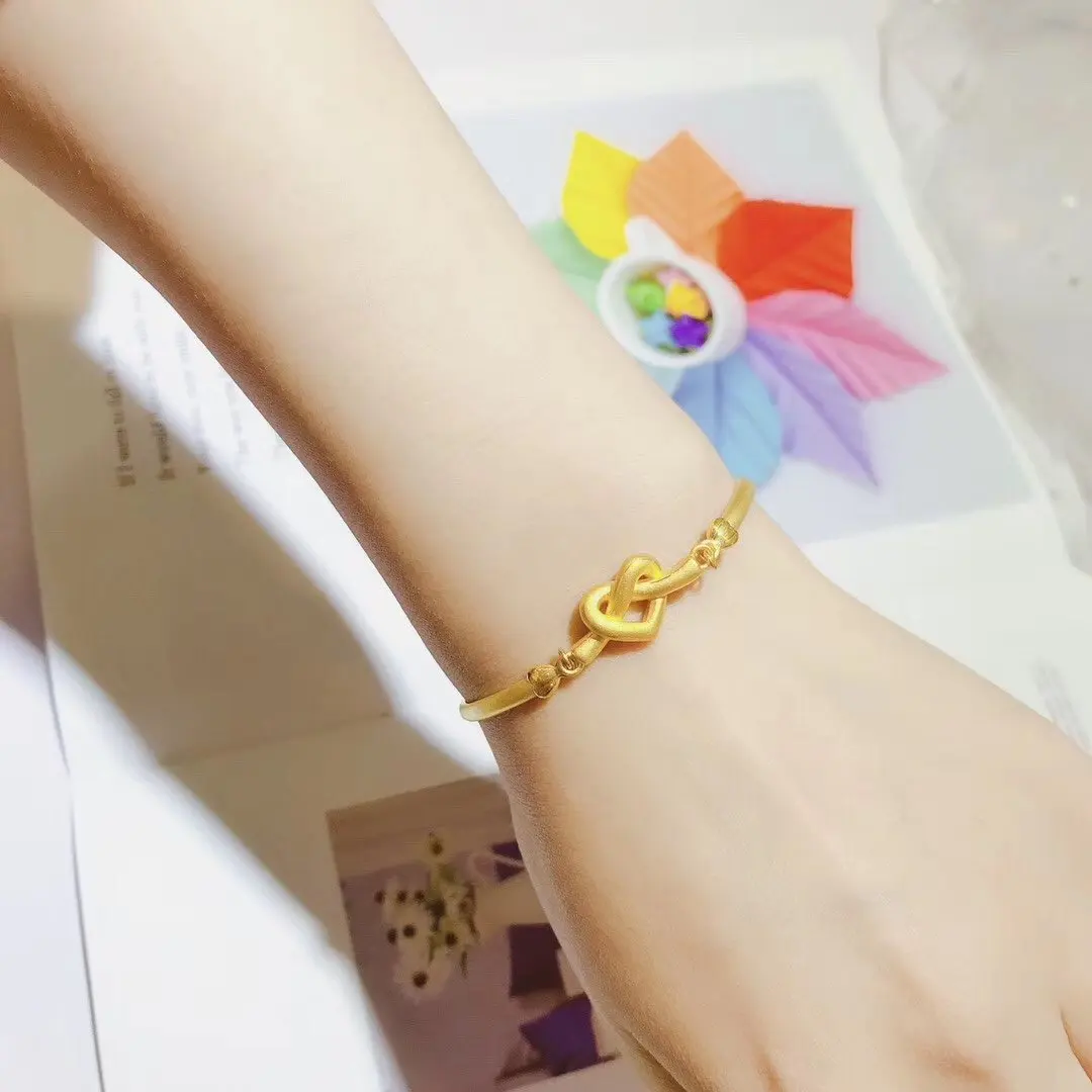 HX 24K Pure Gold Bracelet Real 999 Solid Gold Bangle Upscale Beautiful Romantic Trendy Classic Jewelry Hot Sell New 2020
HX 24K Pure Gold Bracelet Real 999 Solid Gold Bangle Upscale Beautiful Romantic Trendy Classic Jewelry Hot Sell New 2020