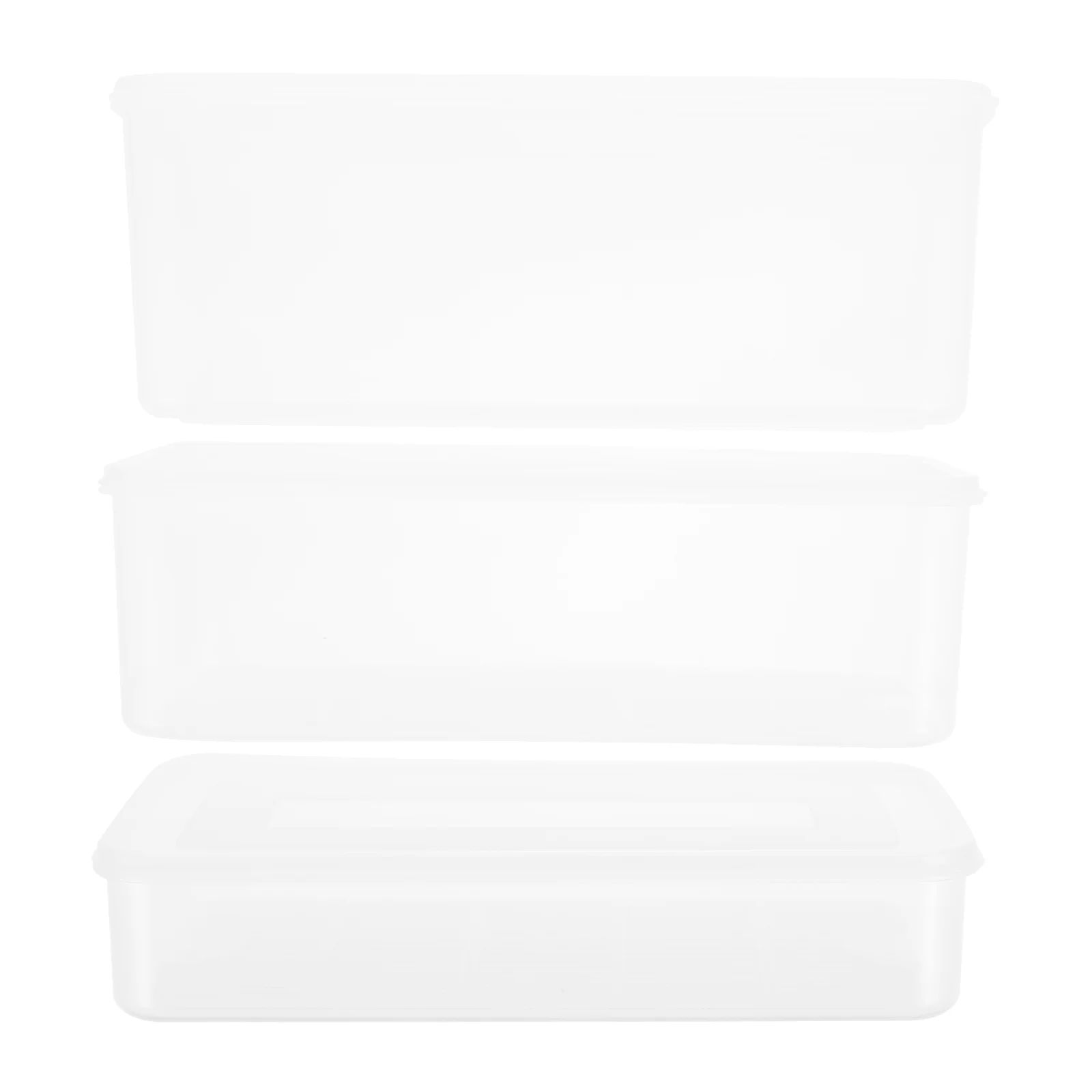 3pcs Transparent Sealed Food Fruit Boxes Kitchen Storage Boxes Boxes 
3pcs Transparent Sealed Food Fruit Boxes Kitchen Storage Boxes Boxes