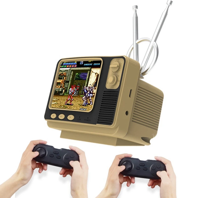 Retro Video TV Game Console with Time Clock Function and 2.4G Double Wireless Controller Built-in 108 Games for PS1/N64
Retro Video TV Game Console with Time Clock Function and 2.4G Double Wireless Controller Built-in 108 Games for PS1/N64