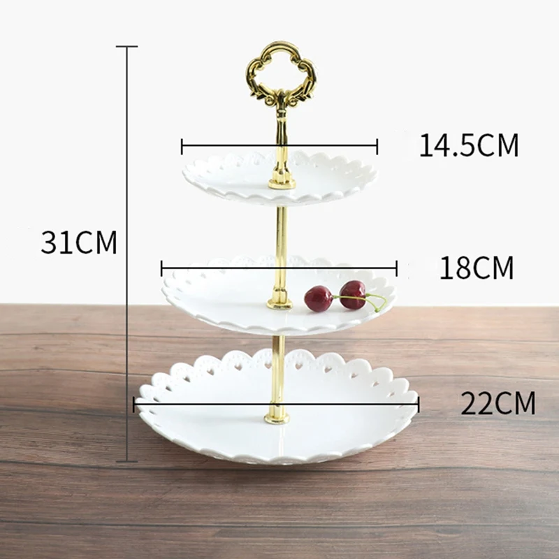 3 Tier Cake Dessert Rack Stand Afternoon Tea Wedding Party Plates Tableware Multi Layer Plastic Tray Snack Candy Tray
3 Tier Cake Dessert Rack Stand Afternoon Tea Wedding Party Plates Tableware Multi Layer Plastic Tray Snack Candy Tray