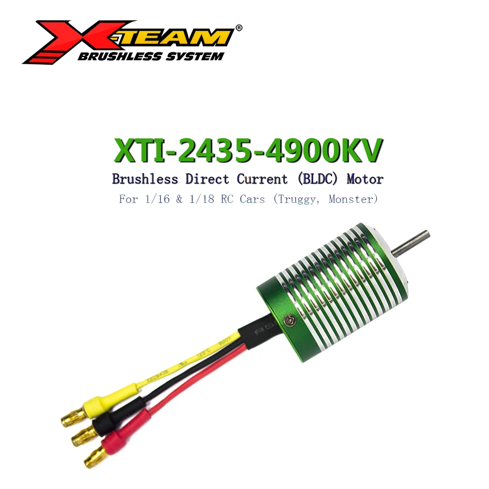 X TEAM бесщеточный двигатель 2435 4900KV BLDC электродвигатель для дистанционного
