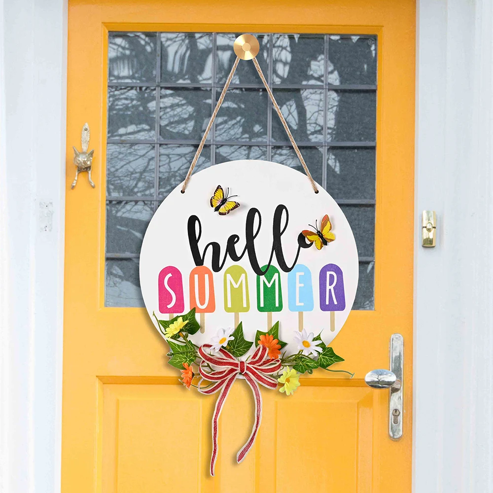 Zerolife Hello Summer Wooden Wreath Crafts Hanging Ornament Round Outdoor Home Door Window Wall Tree Decoration Hanging Pendant
Zerolife Hello Summer Wooden Wreath Crafts Hanging Ornament Round Outdoor Home Door Window Wall Tree Decoration Hanging Pendant