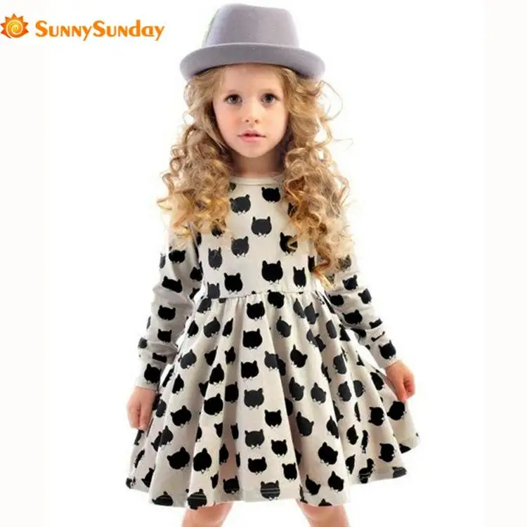 2020 Popular Girls New Dress For Girl European And American Children's Clothing Black Animal Pattern Printing Kids Clothes
2020 Popular Girls New Dress For Girl European And American Children's Clothing Black Animal Pattern Printing Kids Clothes