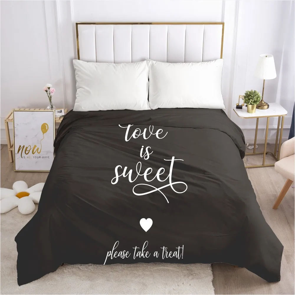 1PCS 3D Duvet Cover with Zipper Comforter/Quilt/Blanket Cover 140x200 245x210 3D Nordic Bedding Black Customize any size design 
1PCS 3D Duvet Cover with Zipper Comforter/Quilt/Blanket Cover 140x200 245x210 3D Nordic Bedding Black Customize any size design