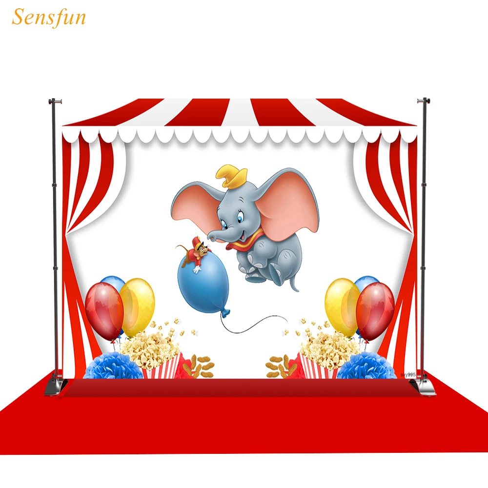 LEVOO photographic background circus Flying elephant birthday children background photobooth photo studio fabric shoot
LEVOO photographic background circus Flying elephant birthday children background photobooth photo studio fabric shoot