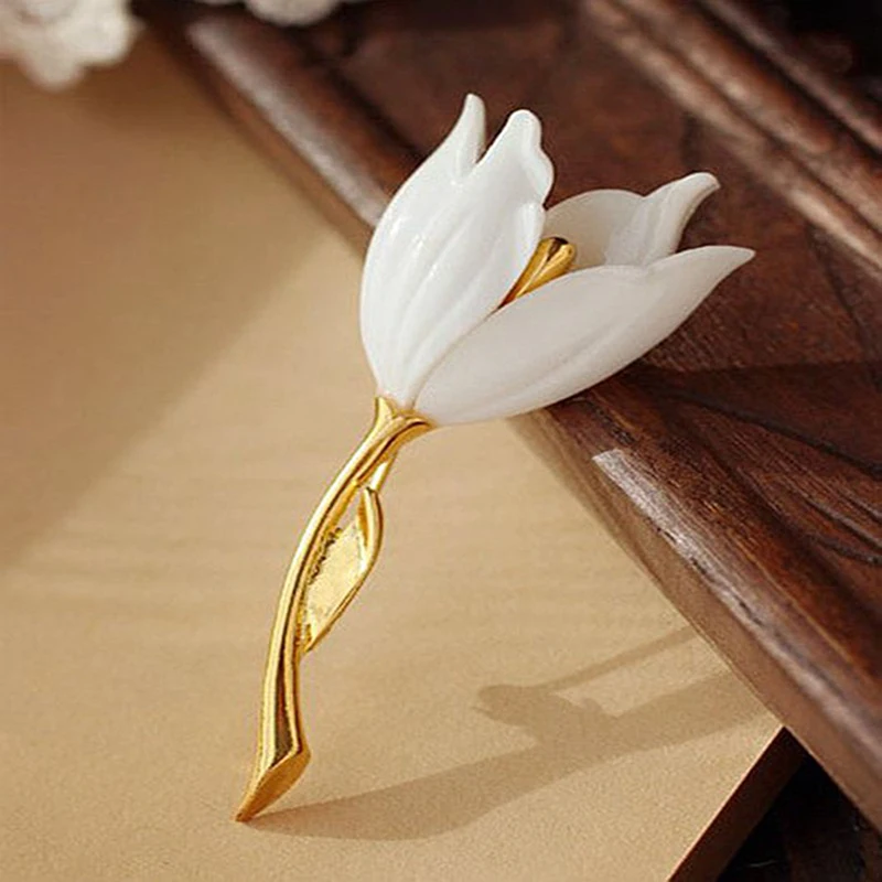 Fashion Women Flower Tulip Enamel Brooch Pin Lapel Collar Scarf Decor Jewelry Women Garment Jewelry Clothing Accessories
Fashion Women Flower Tulip Enamel Brooch Pin Lapel Collar Scarf Decor Jewelry Women Garment Jewelry Clothing Accessories