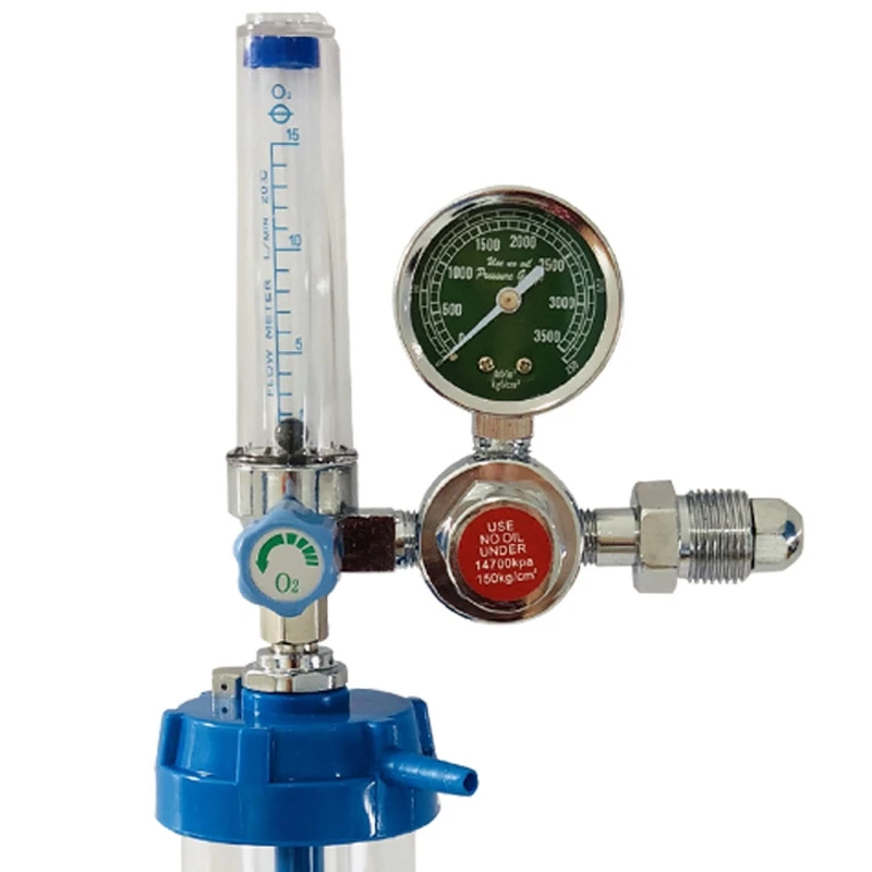 Oxygen Pressure Reducing Valve Regulator G5/8 Flow Meter Absorber Buoy Type Inhalator Pressure Gauge for Inhalator
Oxygen Pressure Reducing Valve Regulator G5/8 Flow Meter Absorber Buoy Type Inhalator Pressure Gauge for Inhalator