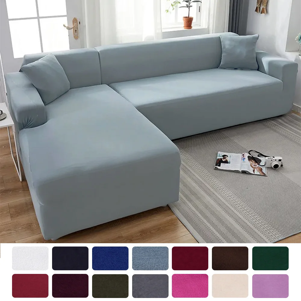 Sofa Covers for Living Room Elastic Solid Corner Couch Cover L Shaped Chaise Longue Slipcovers Chair Protector 1/2/3/4 Seater
Sofa Covers for Living Room Elastic Solid Corner Couch Cover L Shaped Chaise Longue Slipcovers Chair Protector 1/2/3/4 Seater