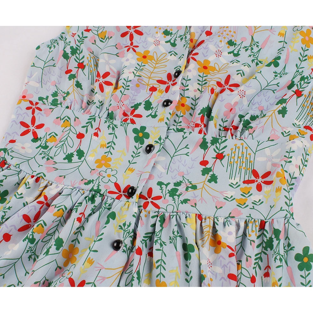 Plus Size Women Floral Summer Dress Ruffle V Neck High Waist Retro 50s 60s Audrey Hepburn Vintage Dress Party Vestidos Robe 4XL
Plus Size Women Floral Summer Dress Ruffle V Neck High Waist Retro 50s 60s Audrey Hepburn Vintage Dress Party Vestidos Robe 4XL