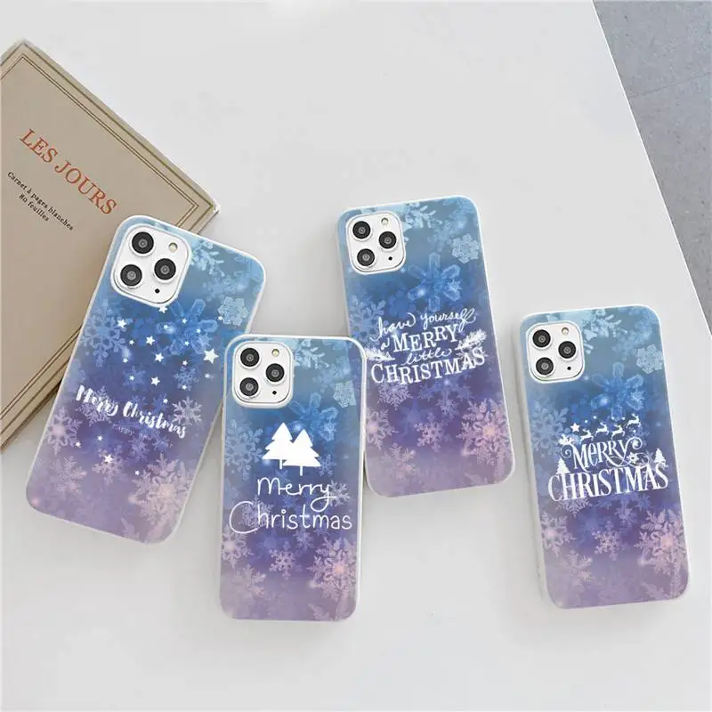 Merry Christmas snowflakes Phone Case Candy Color for iPhone 6 6S 7 8 11 12 XS X SE 2020 XR mini pro Plus MAX mobile bags 
Merry Christmas snowflakes Phone Case Candy Color for iPhone 6 6S 7 8 11 12 XS X SE 2020 XR mini pro Plus MAX mobile bags