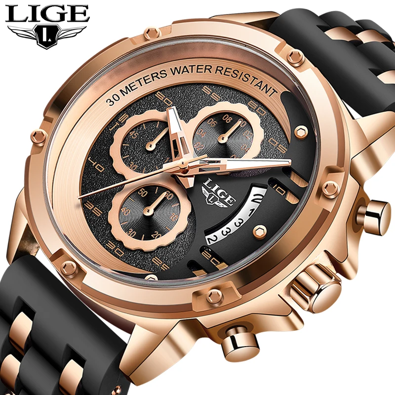 2020 LIGE Mens Watches Top Brand Luxury Luminous Display Waterproof Watch Sport Chronograph Quartz Wrist Watch Relogio Masculino
2020 LIGE Mens Watches Top Brand Luxury Luminous Display Waterproof Watch Sport Chronograph Quartz Wrist Watch Relogio Masculino