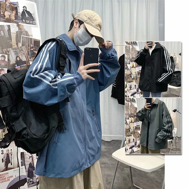 Autumn Winter New Jacket Men's Korean Newest Trend Ins Hong Kong Style Loose Student Bf Handsome Casual Polyester Square Collar
Autumn Winter New Jacket Men's Korean Newest Trend Ins Hong Kong Style Loose Student Bf Handsome Casual Polyester Square Collar