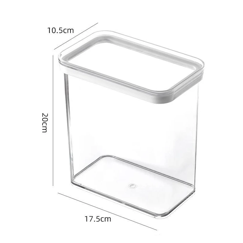 0.9/2.4/3.4L Clear Sealed Storage Box Punch-free Hangable Storage Tank Leak-proof Food Organizer for Grains Spices HUG
0.9/2.4/3.4L Clear Sealed Storage Box Punch-free Hangable Storage Tank Leak-proof Food Organizer for Grains Spices HUG