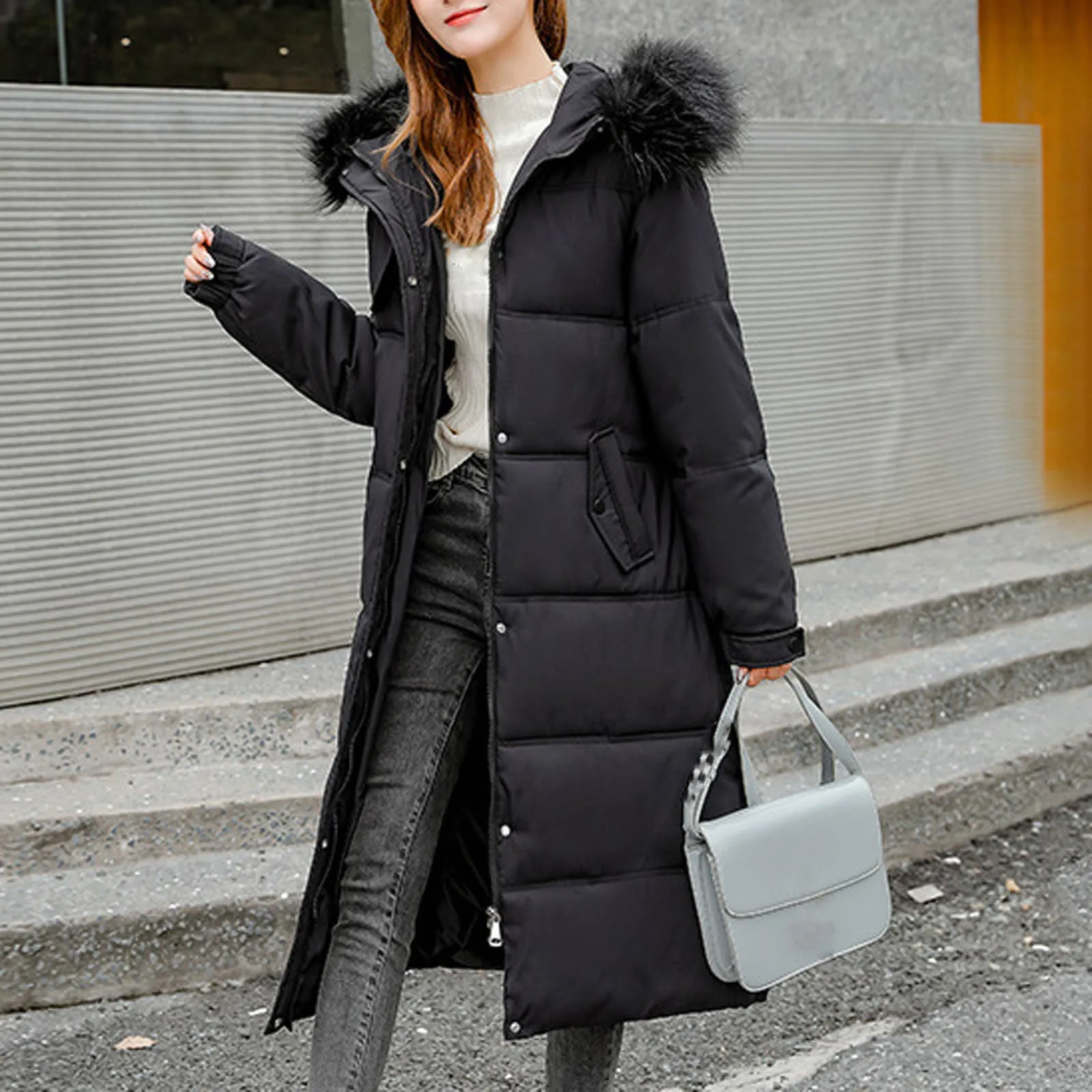 Winter Autumn New Warm 2021 Womens Hooded Down Cotton Long Sleeve Solid Jacket Fashion Padded Cotton Coat Zipper For Ladies Top
Winter Autumn New Warm 2021 Womens Hooded Down Cotton Long Sleeve Solid Jacket Fashion Padded Cotton Coat Zipper For Ladies Top