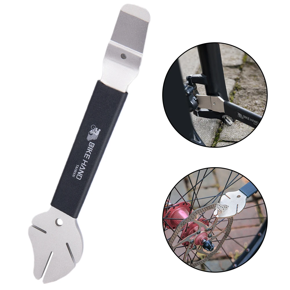 Bike Disc Rotor Truing Wrench Bicycle Brake Disc Adjuster Alignment Flattening Tool Split Seperate With Pry Bar Bicycle Accessor
Bike Disc Rotor Truing Wrench Bicycle Brake Disc Adjuster Alignment Flattening Tool Split Seperate With Pry Bar Bicycle Accessor