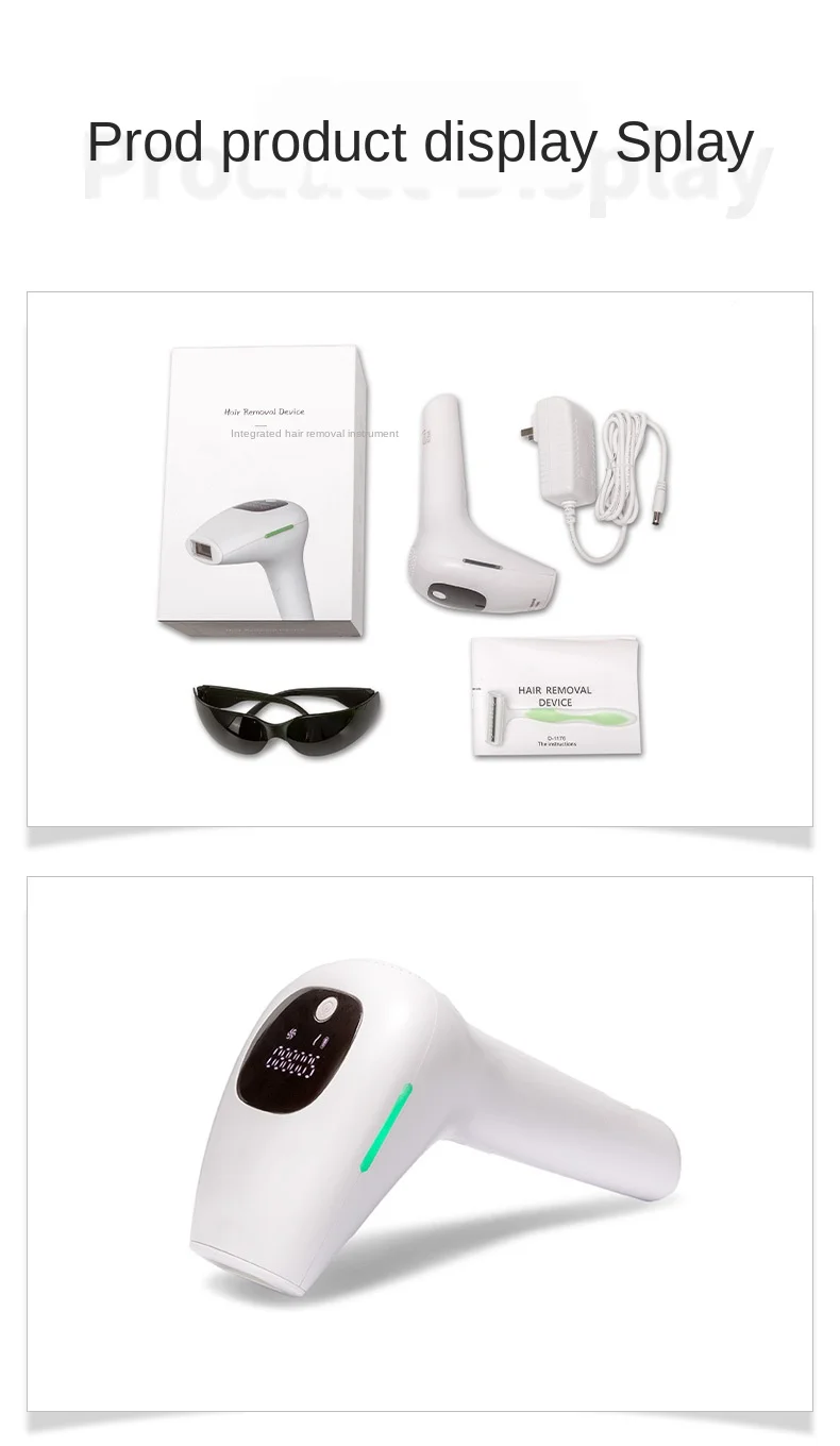 Laser Epilator Hair Removal 500000 Flashes LCD Display Permanent Bikini Trimmer for Men Women Electric Depilador a Laser
Laser Epilator Hair Removal 500000 Flashes LCD Display Permanent Bikini Trimmer for Men Women Electric Depilador a Laser