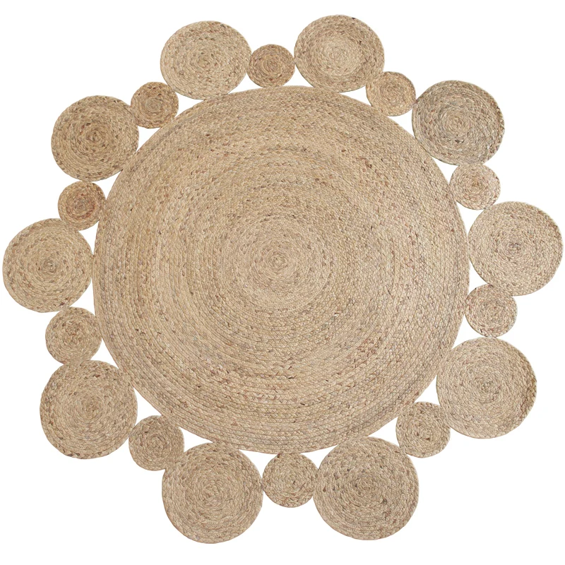 Nordic Woven Mat BedsideRound Carpet Coffee Table Mats Living Room Bedroom Water Jute Mats Aquatic Handmade Reed Carpet
Nordic Woven Mat BedsideRound Carpet Coffee Table Mats Living Room Bedroom Water Jute Mats Aquatic Handmade Reed Carpet