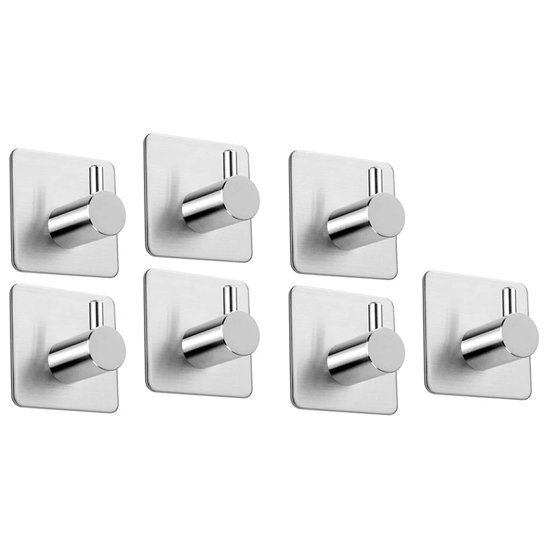 Self Adhesive Hooks Clip Stainless Steel Heavy Duty Adhesive Hooks Towel Holders for Bathrooms Stick on Hooks
Self Adhesive Hooks Clip Stainless Steel Heavy Duty Adhesive Hooks Towel Holders for Bathrooms Stick on Hooks