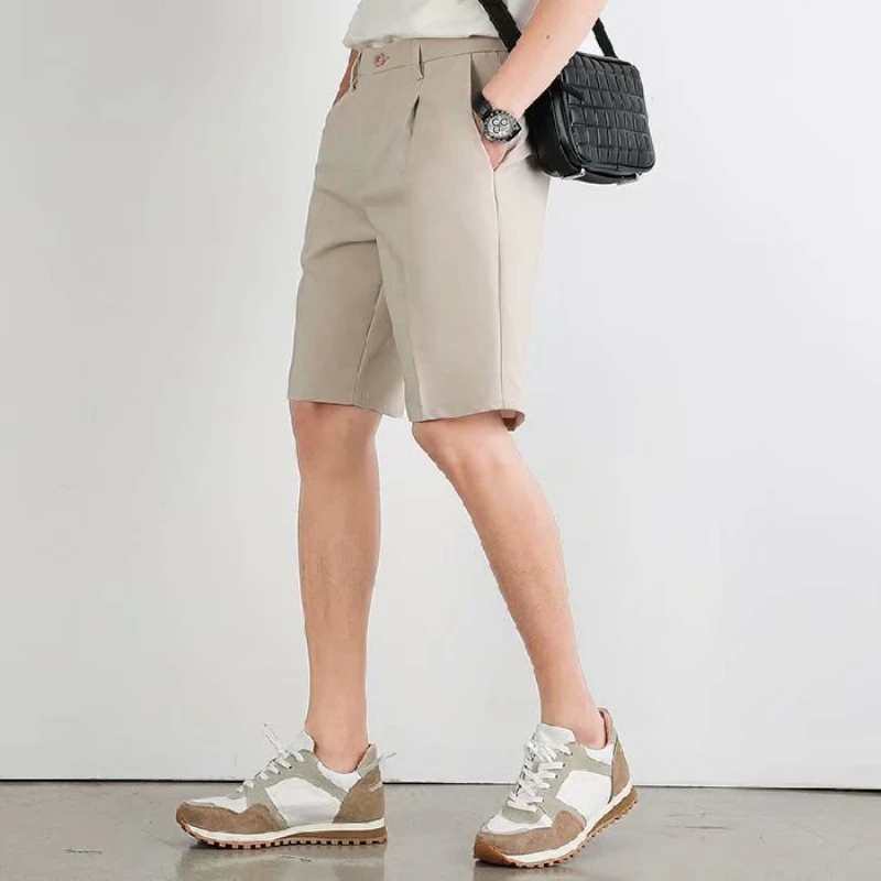 2021 Summer Thin Suit Shorts Men's Straight-leg Loose-fitting Five-cent Slacks Men's Plain Casual Shorts
2021 Summer Thin Suit Shorts Men's Straight-leg Loose-fitting Five-cent Slacks Men's Plain Casual Shorts