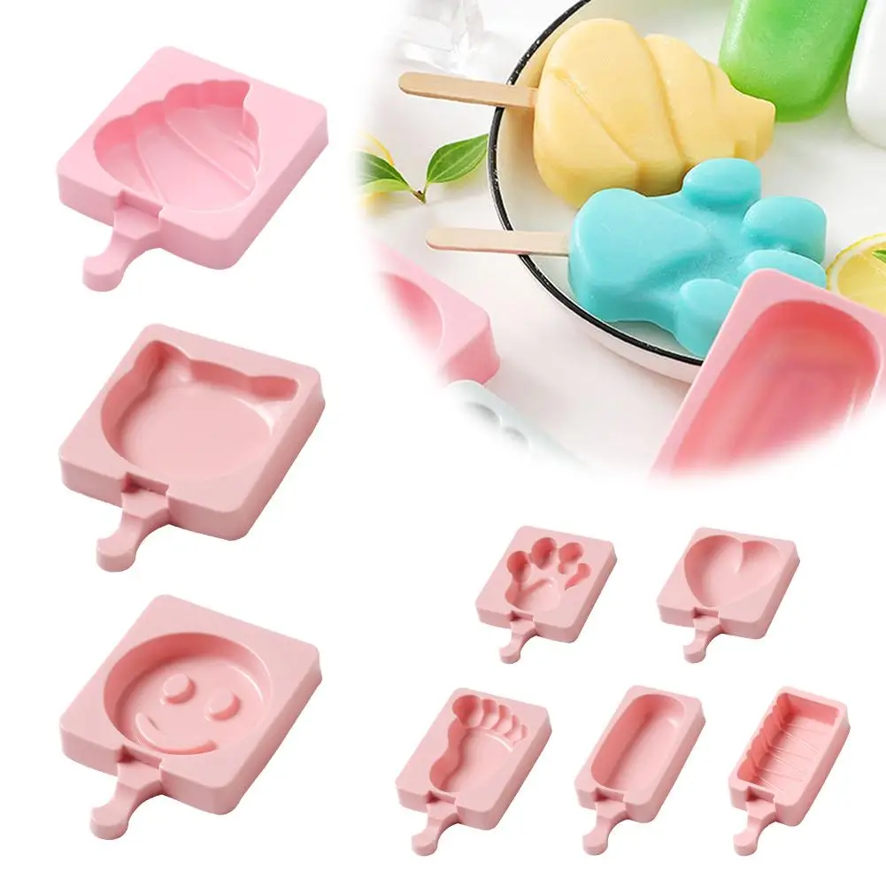 8pcs Silicone Molds Icecream Ice-lolly Soap Candle Fondant Moulds Candy Chocolate Clay Cake Decorating Tools Kitchen Diy
8pcs Silicone Molds Icecream Ice-lolly Soap Candle Fondant Moulds Candy Chocolate Clay Cake Decorating Tools Kitchen Diy