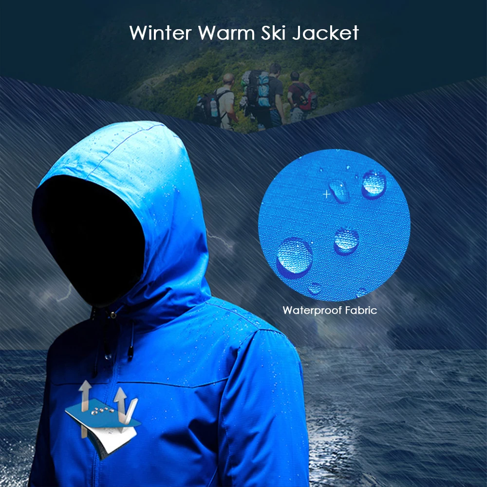 Men Mountain Waterproof Shell Jacket Ski Jacket Windproof Jacket Winter Warm Jacket for Camping Hiking Skiing
Men Mountain Waterproof Shell Jacket Ski Jacket Windproof Jacket Winter Warm Jacket for Camping Hiking Skiing