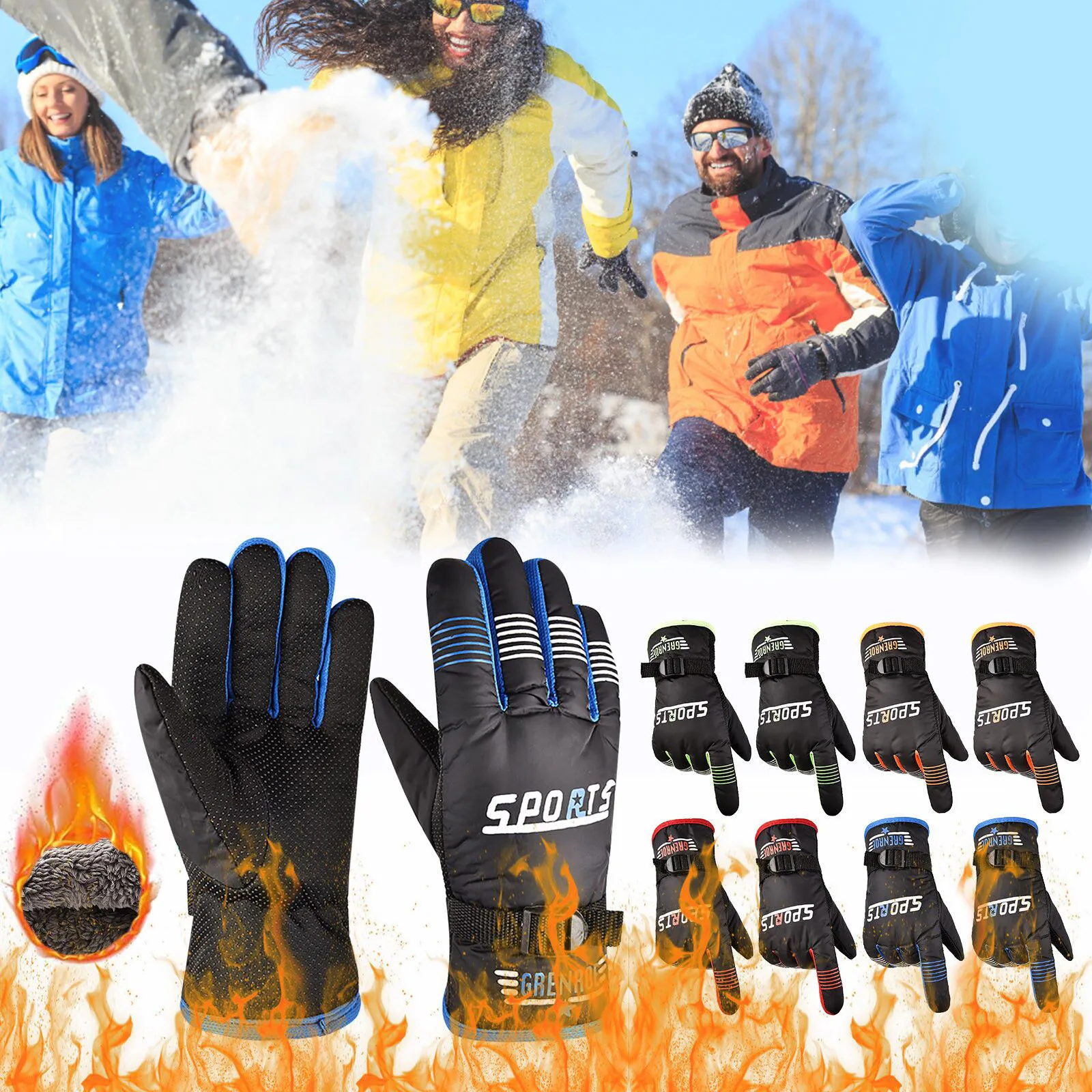 A Pair Of Adult Models Warm Ski Gloves Winter Snow Gloves Outdoor Gloves Plus Velvet Mittens Thick Windproof Waterproof Gloves Y
A Pair Of Adult Models Warm Ski Gloves Winter Snow Gloves Outdoor Gloves Plus Velvet Mittens Thick Windproof Waterproof Gloves Y