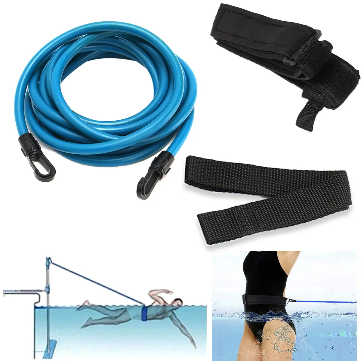 Adjustable Swimming Belt Elastic Swim Belt for Swimming Training Accessories Safty Rope Swimming Pool Tools Latex Tubes Bands
Adjustable Swimming Belt Elastic Swim Belt for Swimming Training Accessories Safty Rope Swimming Pool Tools Latex Tubes Bands